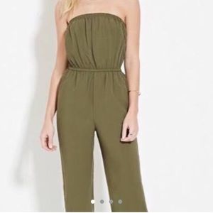 FOREVER21 sliver stripes w/ the light green romper